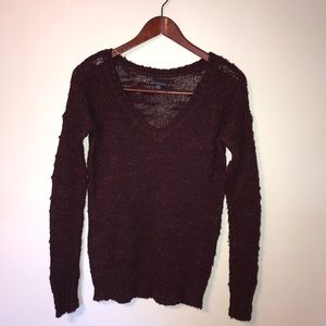 AE V-Neck Sparkly Sweater